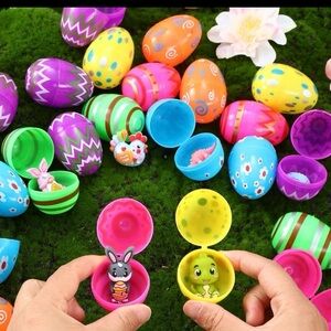 Colorful Easter Egg Surprise Toy Set off 6